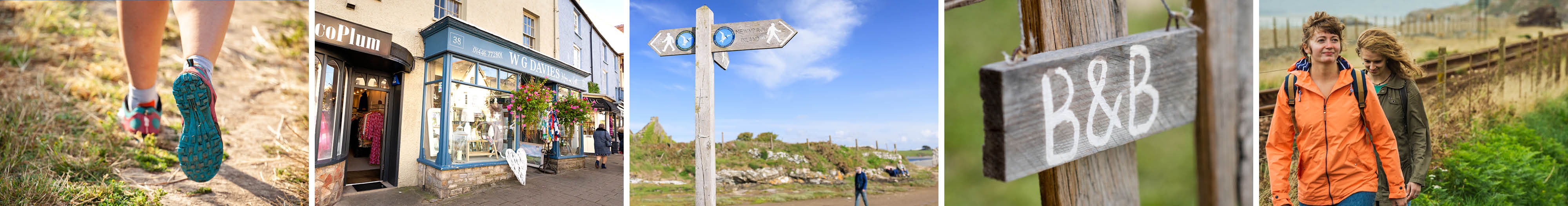 An image showing different places in Wales